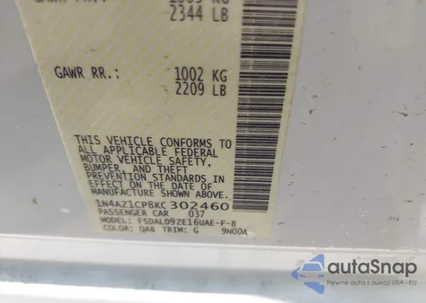 2019 Nissan Leaf Sv from USA, damaged, VIN 1N4AZ1CP8KC302460